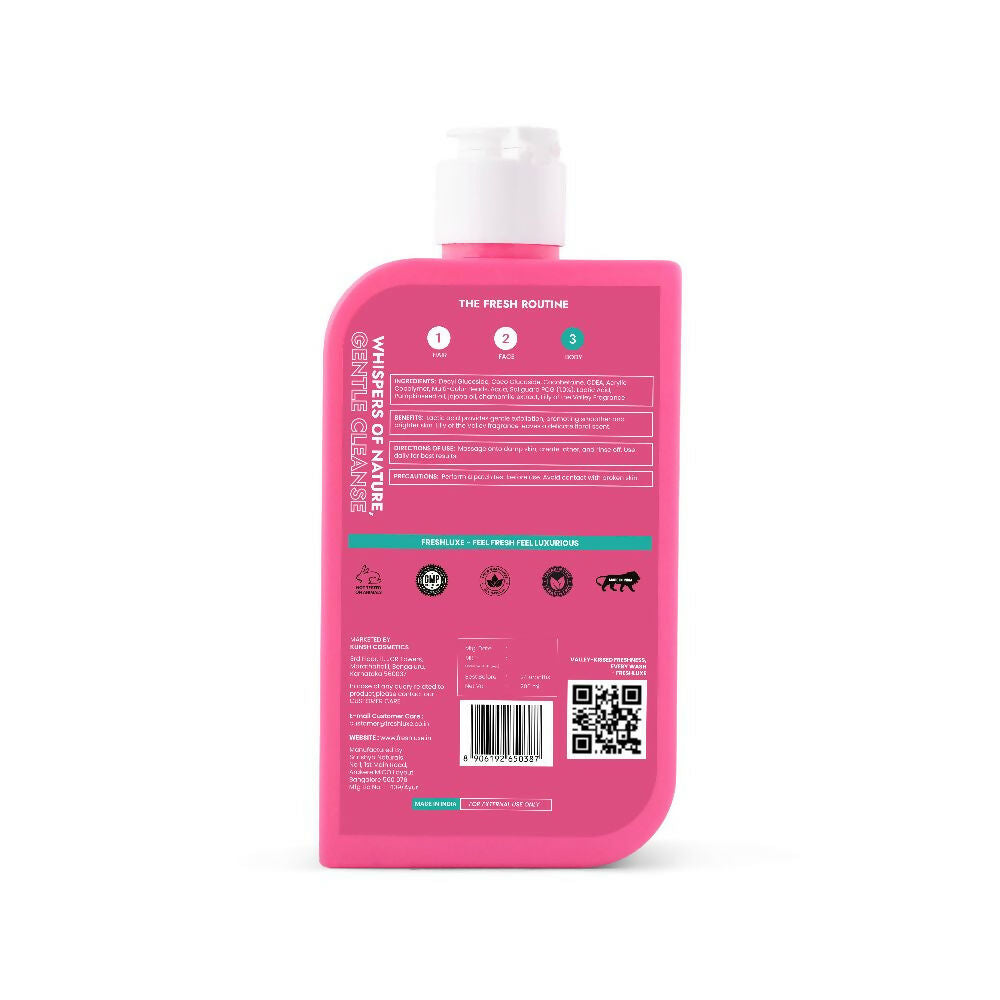 FreshLuxe Valley Whisper Shower Gel & Body Wash | Grocsy