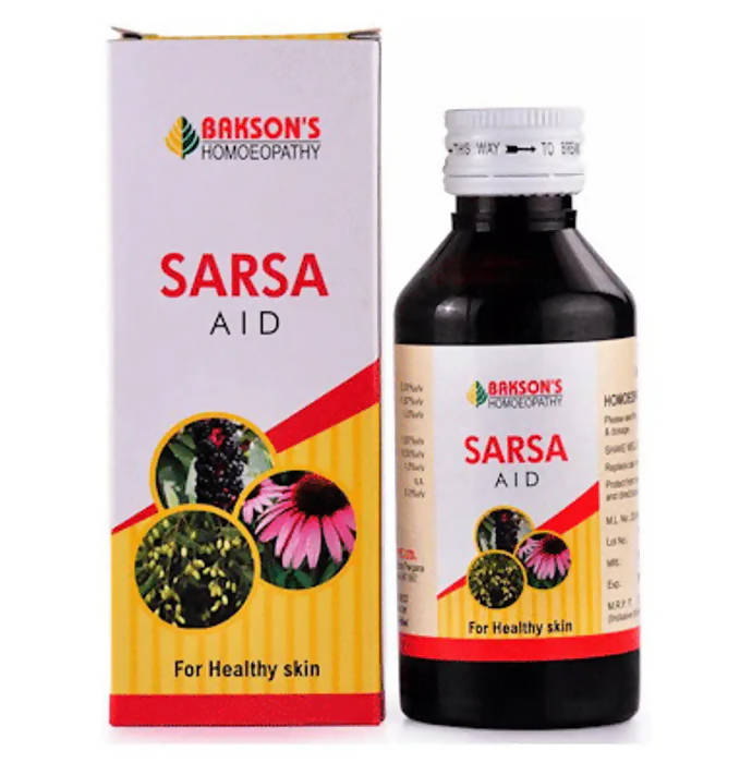 Bakson's Homeopathy Sarsa Aid Syrup | Grocsy