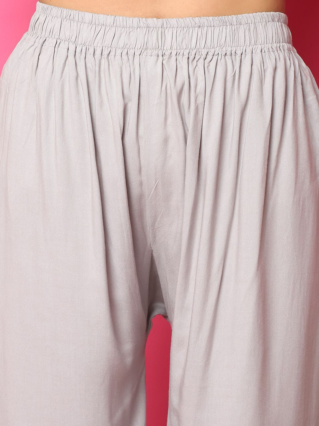 TAG 7 Women High Rise Flared Palazzos | Grocsy