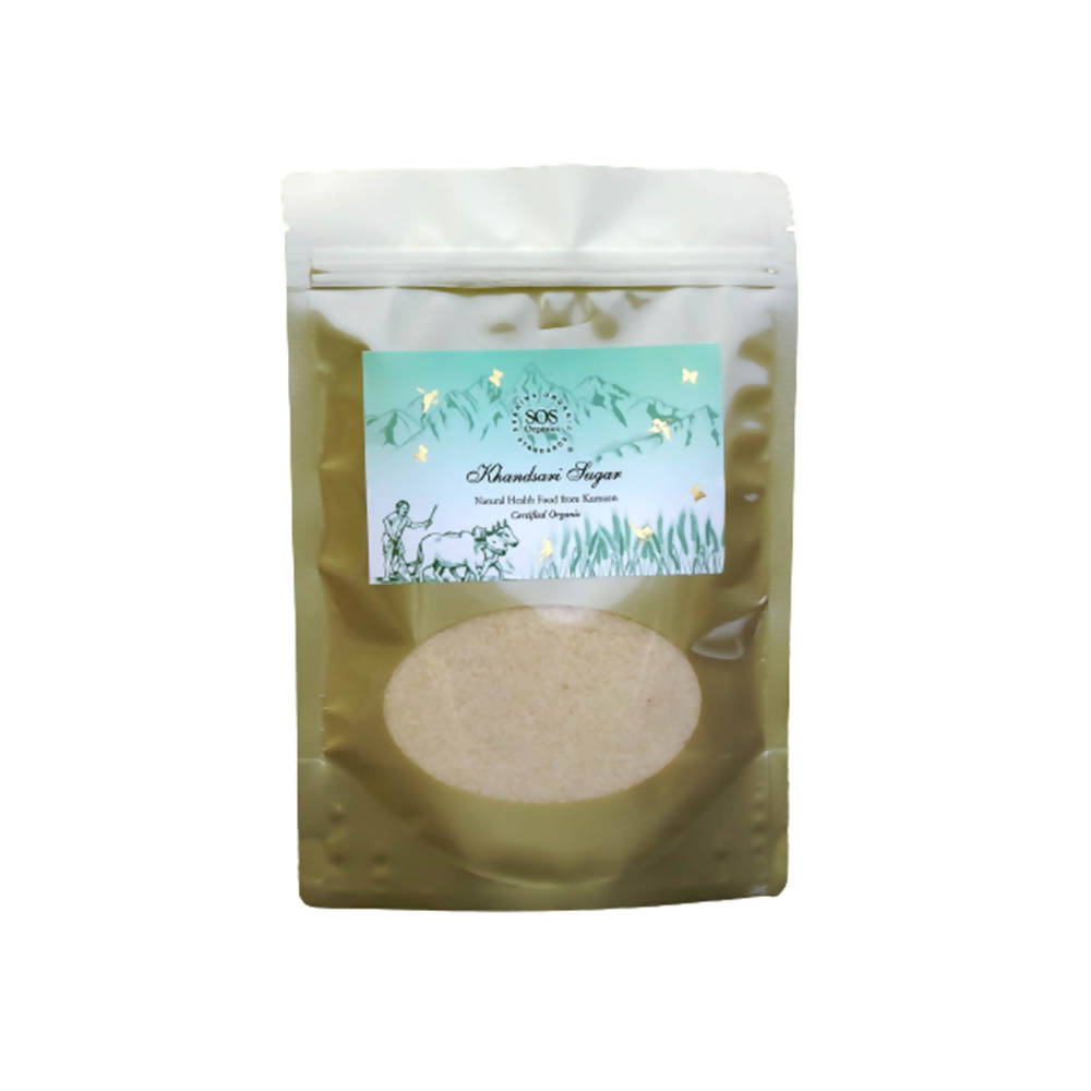 SOS Organics Khandsari Sugar | Grocsy