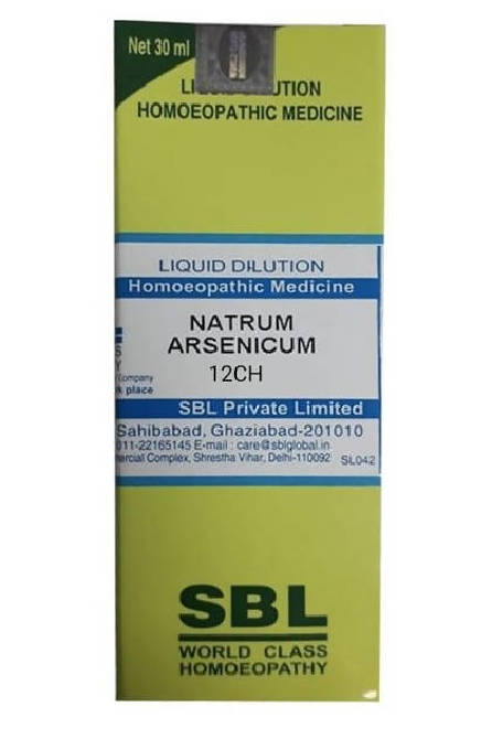 SBL Homeopathy Natrum Arsenicum Dilution | Grocsy