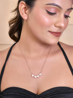VOJ Women Gold Color stainless steel Necklace and Chains | Grocsy