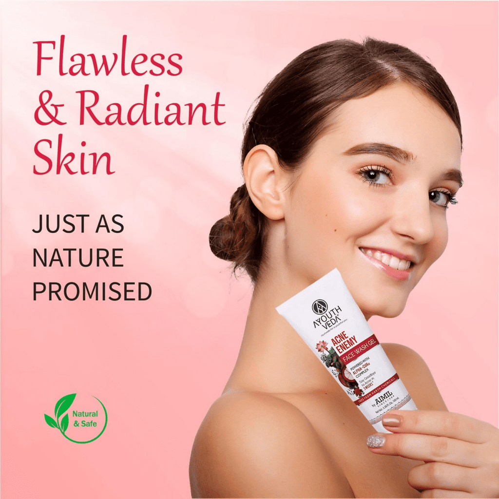 Ayouthveda Acne Enemy Face Wash Gel | Grocsy