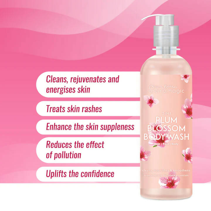 Blossom Kochhar Aroma Magic 3In1 Plum Blossom Bodywash | Grocsy