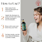 Ivory Natural Hair Shampoo For Growth - Hair Wellness & Nourishment For Both Men And Women | Grocsy