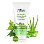 Globus Naturals Aloe vera Neem Tulsi Enriched With Glycerin & Oil Control Formula | Grocsy