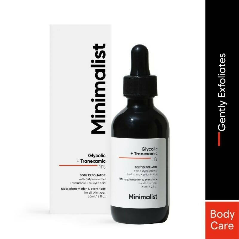 Minimalist Glycolic +Tranexamic 11% Body Exfoliator | Grocsy