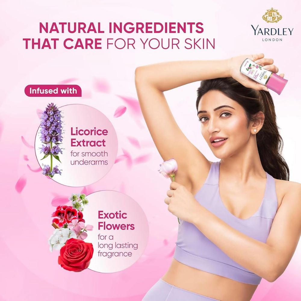 Yardley London English Rose Anti Perspirant Deodorant Roll On for Women | Grocsy
