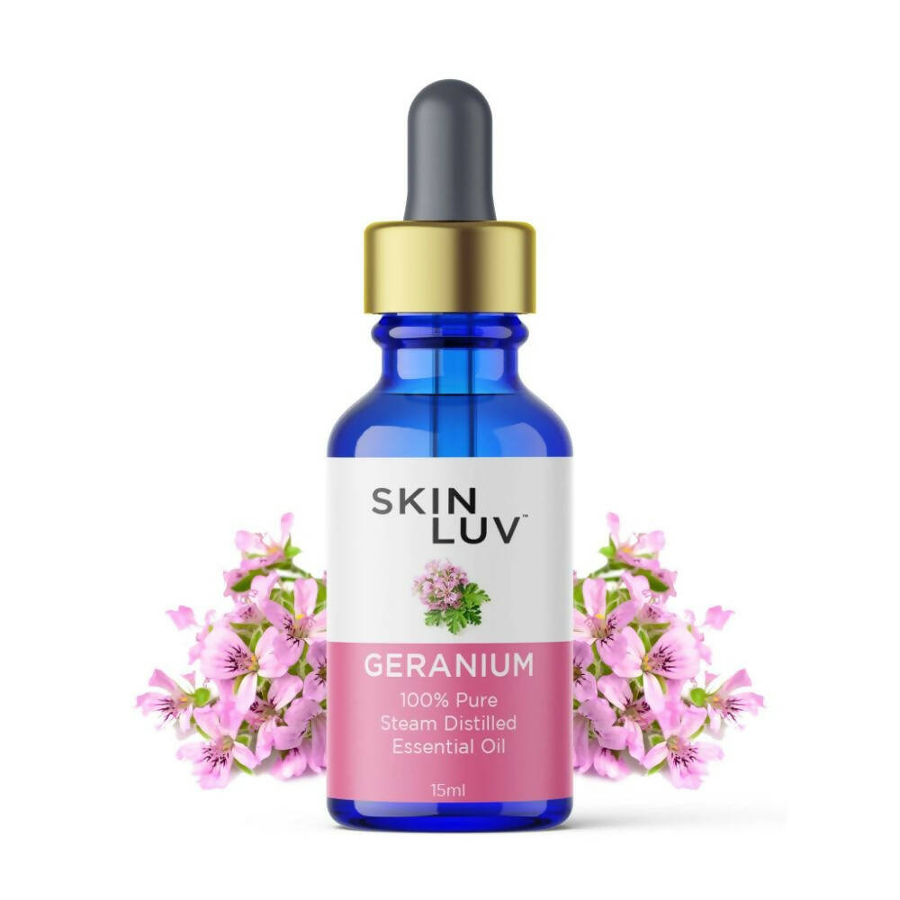 SkinLuv Geranium Pure & Organic Steam Distilled Essential Oil | Grocsy