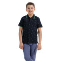 Chilins Boys Cotton Printed Collared Polo Tshirt | Grocsy