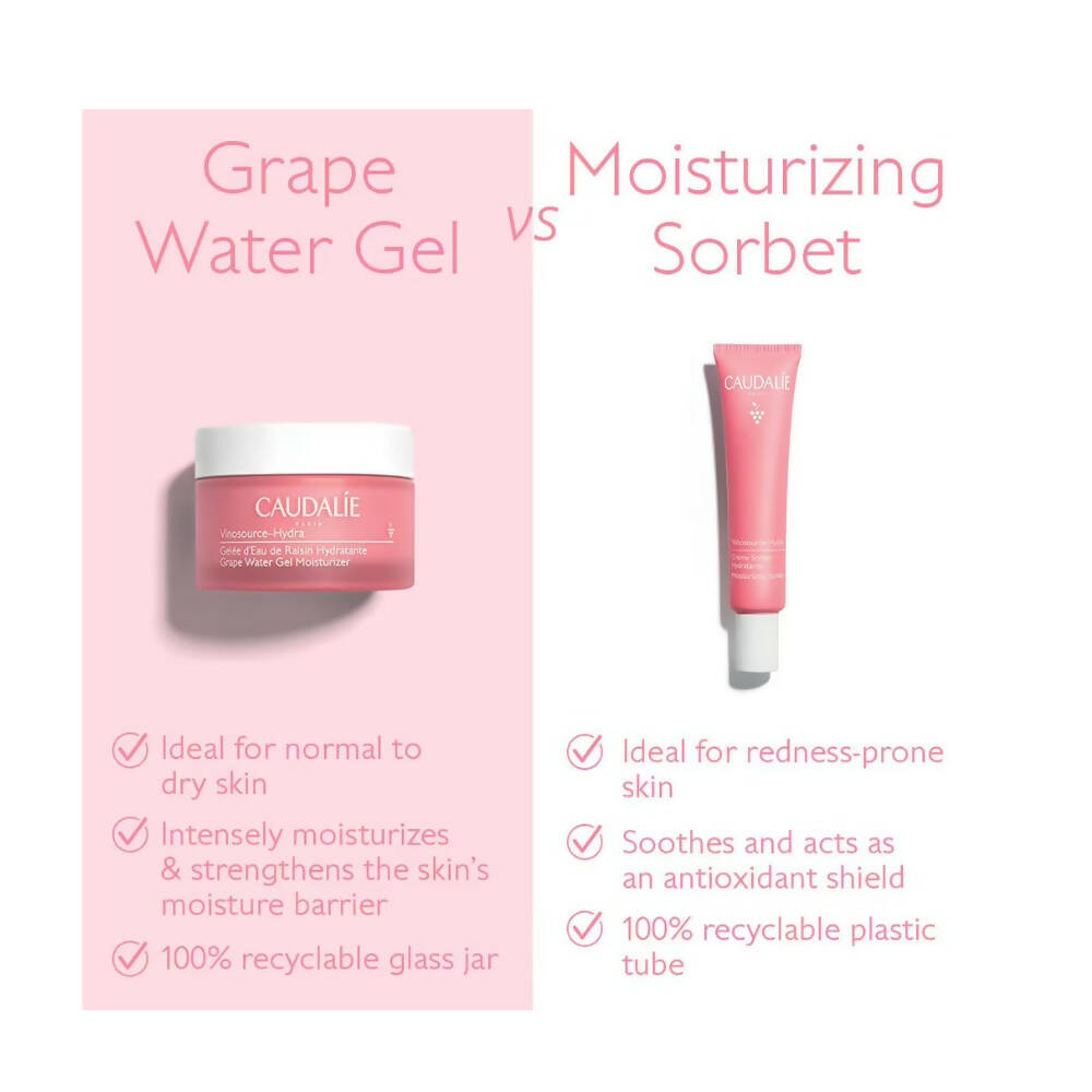 Caudalie Paris Vinosource-Hydra Moisturizing Sorbet | Grocsy