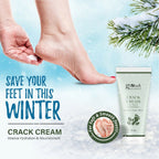 Globus Naturals Crack Cream for Dry & Cracked Heels & Feet | Grocsy