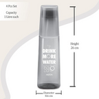 Milton KIP SIP, Water Bottles with Drinking Glass Lid | Grocsy