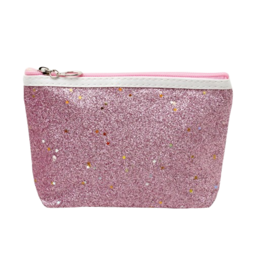 Bronson Professional Glitter Bling Mini Makeup Travel Pouch Kit | Grocsy