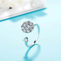 Joban Fashion Silver Brass Adjustable Ring | Grocsy