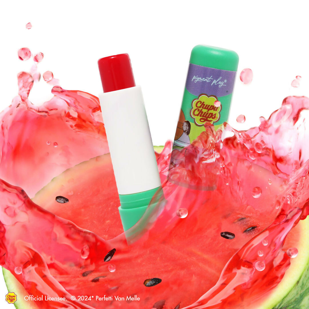 Pigment Play Chupa Chups Lip Balm With SPF 30 - Watermelon Kiss | Grocsy
