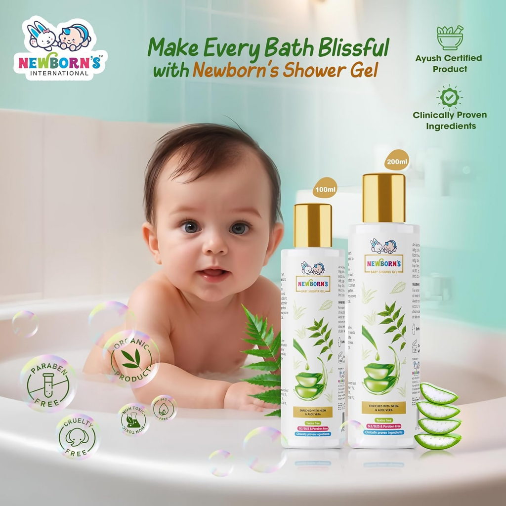 Newborn's Gentle Baby Shower Gel | Grocsy