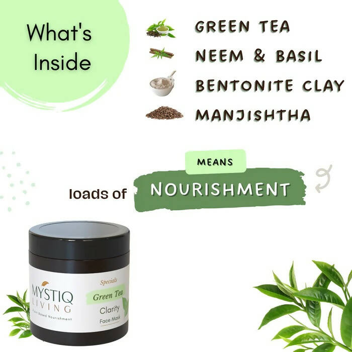Mystiq Living Specials Green Tea Clarity Face Mask | Grocsy