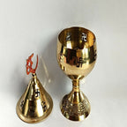 Brass Akhand Jyot Pradeep | Grocsy