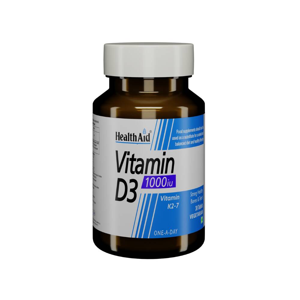HealthAid Vitamin D3 1000 iu Tablets | Grocsy