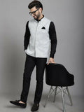 Even Apparels Nehru Jacket With Welt Pockets - Grey | Grocsy