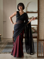 Suta Multi Color Woven Design Pure Cotton Saree | Grocsy