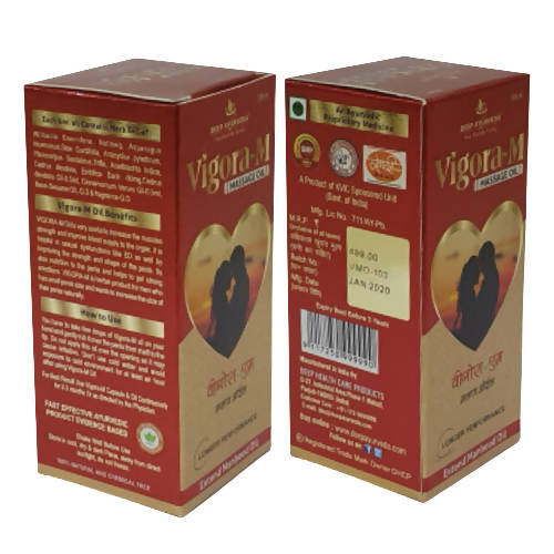 Deep Ayurveda Vigora-M Massage Oil for Men | Grocsy