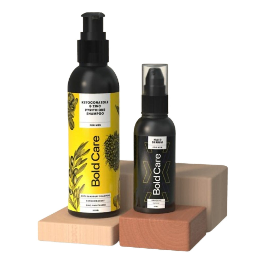 Bold Care Procapil-enriched Serum & Anti-dandruff Shampoo For Men Combo | Grocsy