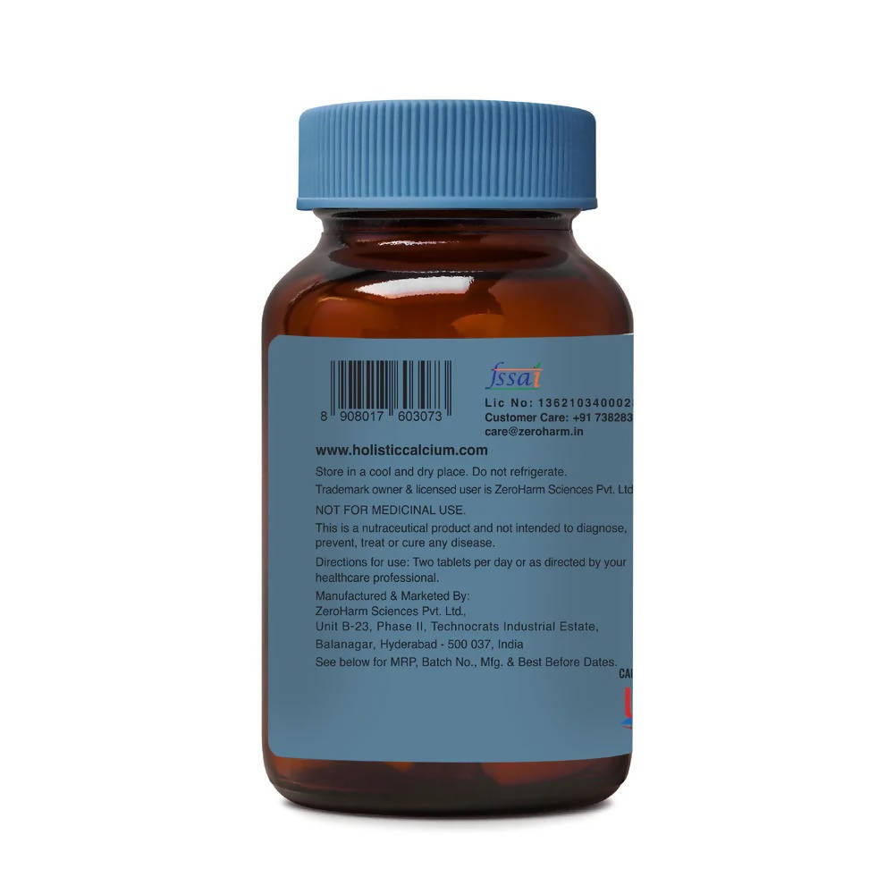 Zeroharm Holistic Calcium + Curcumin Tablets | Grocsy