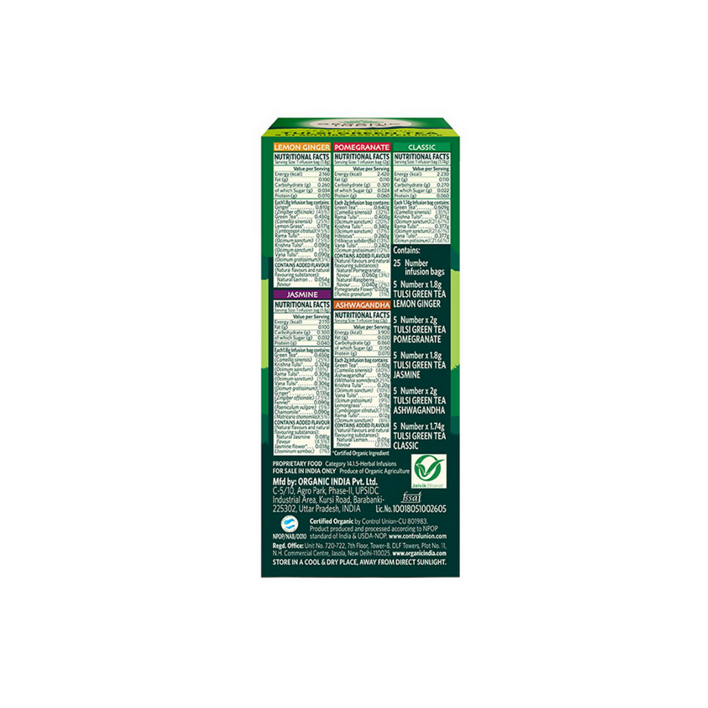 Organic India Tulsi Green Tea Favourites