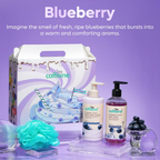 mCaffeine Blueberry Escape Bath & Body Gift Kit Set | Grocsy