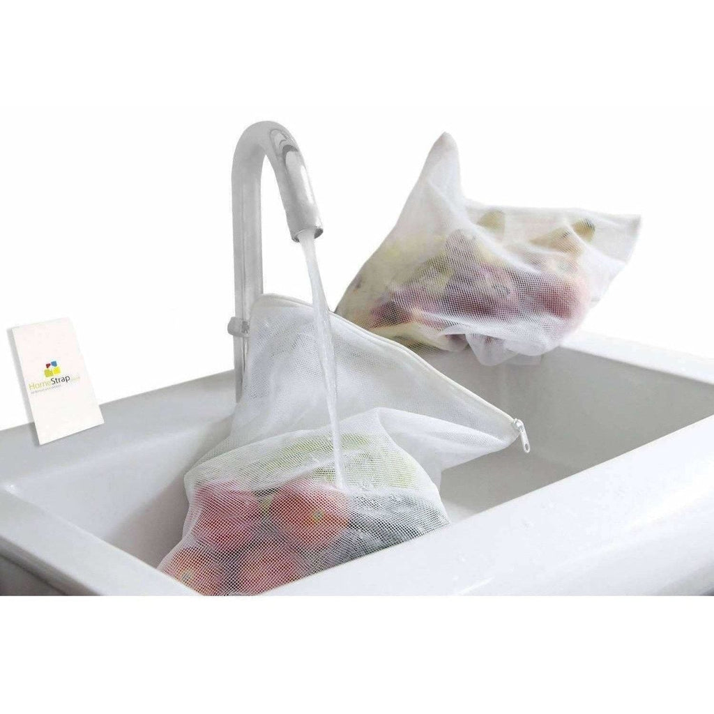 Home Strap 6 Piece Microfiber Fridge Bags | Grocsy