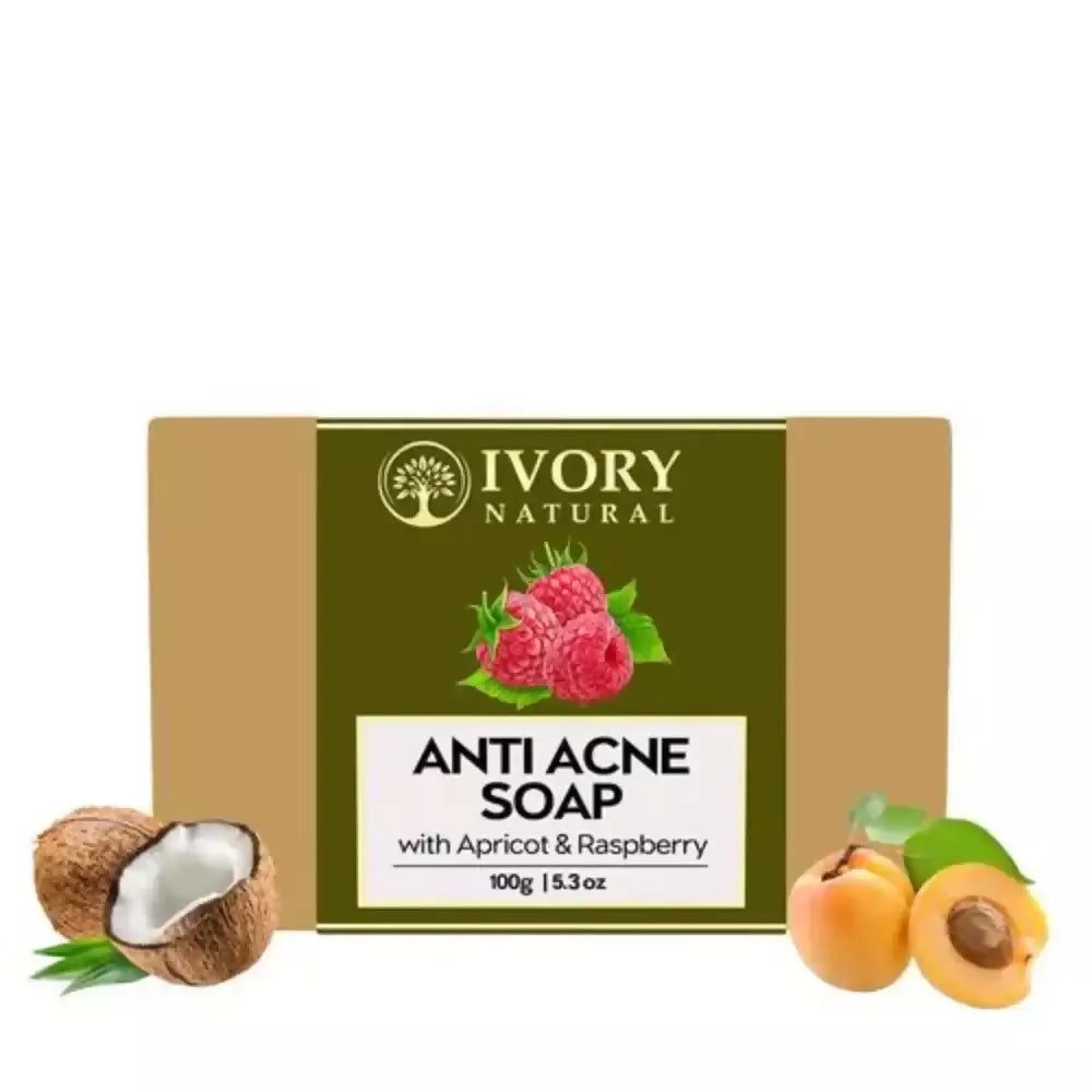 Ivory Natural Anti Acne Soap - Restore Radiance & Nourish Skin For Both Men & Women | Grocsy