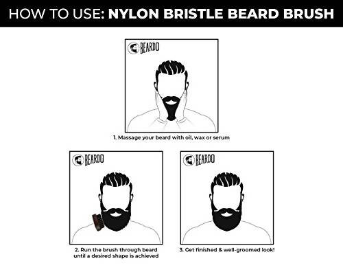 Beardo Nylon Beard Brush | Grocsy