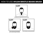 Beardo Nylon Beard Brush | Grocsy