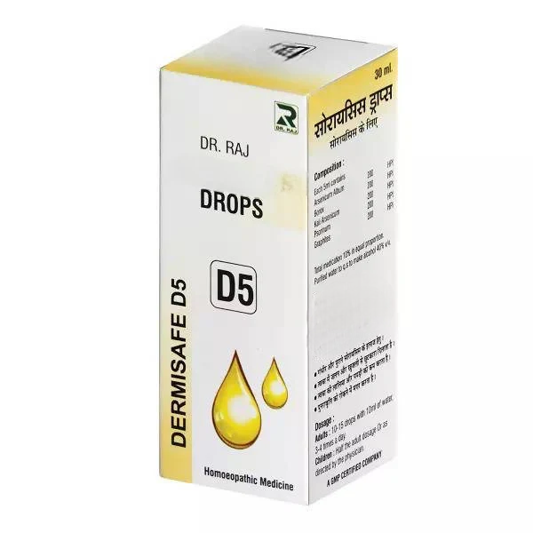 Dr. Raj Homeopathy Dermisafe D5 Drops | Grocsy