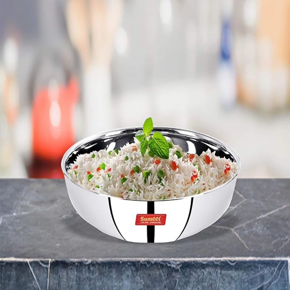 Sumeet No.12 Stainless Steel Encapsulated Bottom Induction | Grocsy