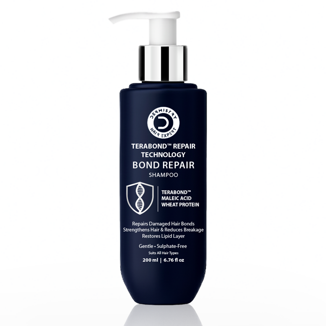 Dermistry Bond Repair Shampoo with TeraBond Maleic Acid Protein Strengthens Weak Hair | Grocsy