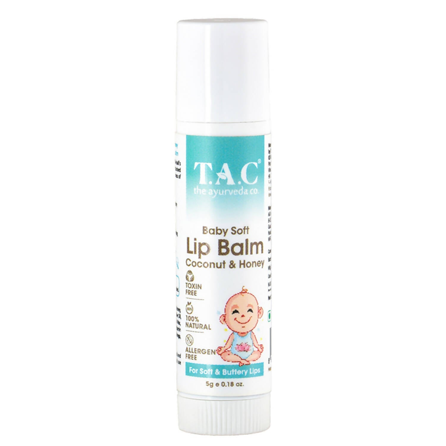 TAC - The Ayurveda Co. Baby Coconut & Honey Lip Balm | Grocsy