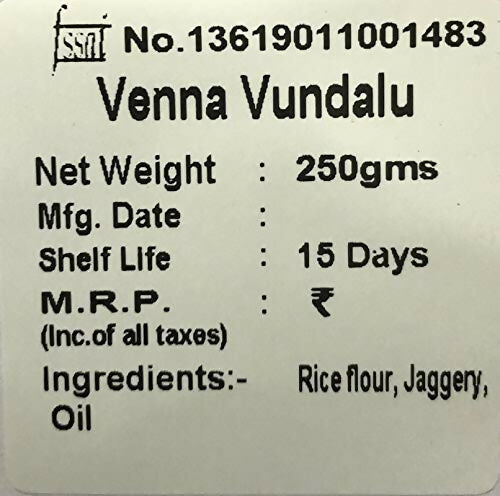 Vellanki Foods Andhra Sweets Combo (250 gm Each) - Venna Vundalu, Gavvalu, Bellam Kommulu | Grocsy