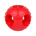 Goofy Tails Dog Ball Dog Toys - Red (Large) | Grocsy