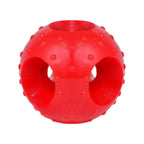 Goofy Tails Dog Ball Dog Toys - Red (Large) | Grocsy
