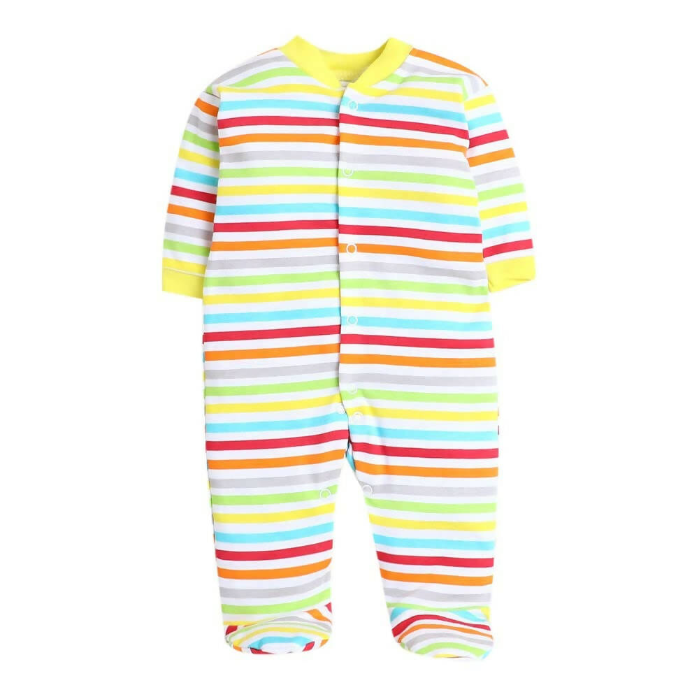 Daddy - G Rompers/Sleepsuits/Jumpsuit /Night Suits for New Born Babies - Yellow | Grocsy
