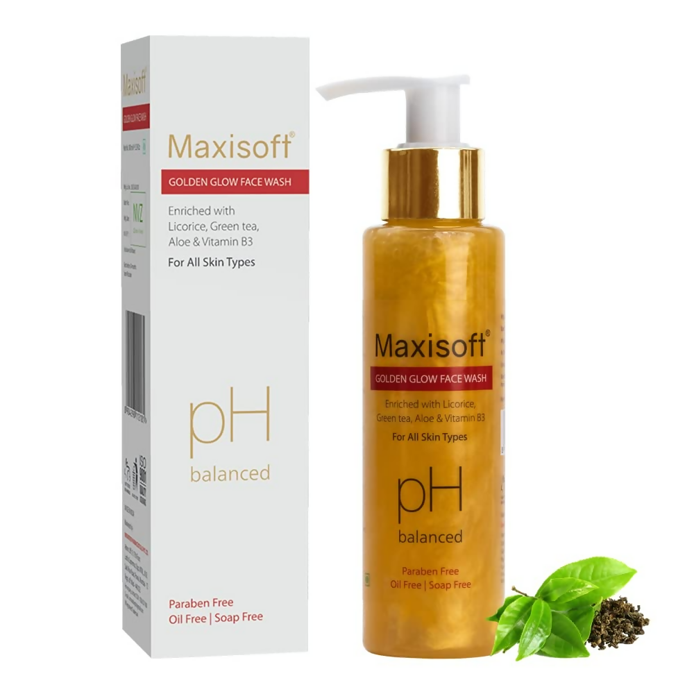 Maxisoft Golden Glow Face Wash | Grocsy