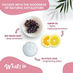 NutriGlow NATURAL'S Advanced Pro Formula Wine Face Scrub | Grocsy