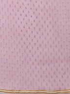 Ahalyaa Women's Mauve Butta Georgette Ready to Wear Saree | Grocsy