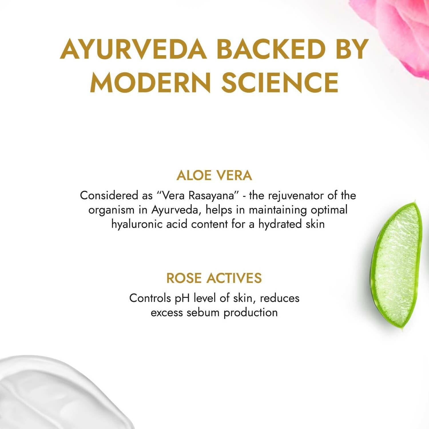 Kapiva Ayurveda Skin Rituals Aloe Rose Gel | Grocsy