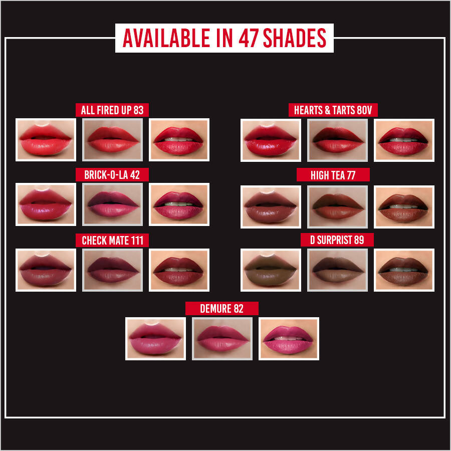 Colorbar Velvet Matte Lipstick All Fired Up 1 | Grocsy