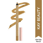 Kay Beauty By Katrina Kaif Gel Eye Pencil - Gold | Grocsy