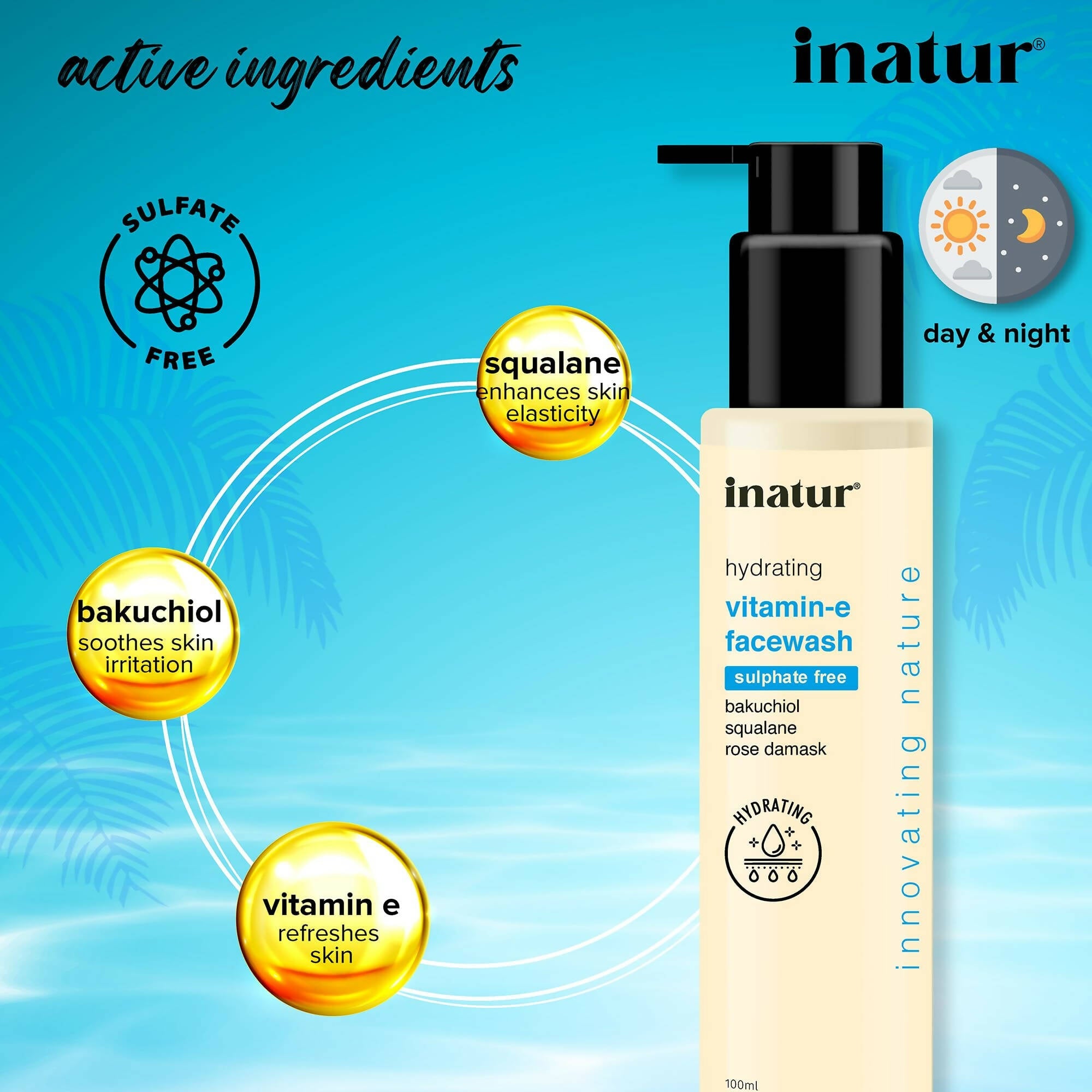 Inatur Vitamin E Face Wash | Grocsy